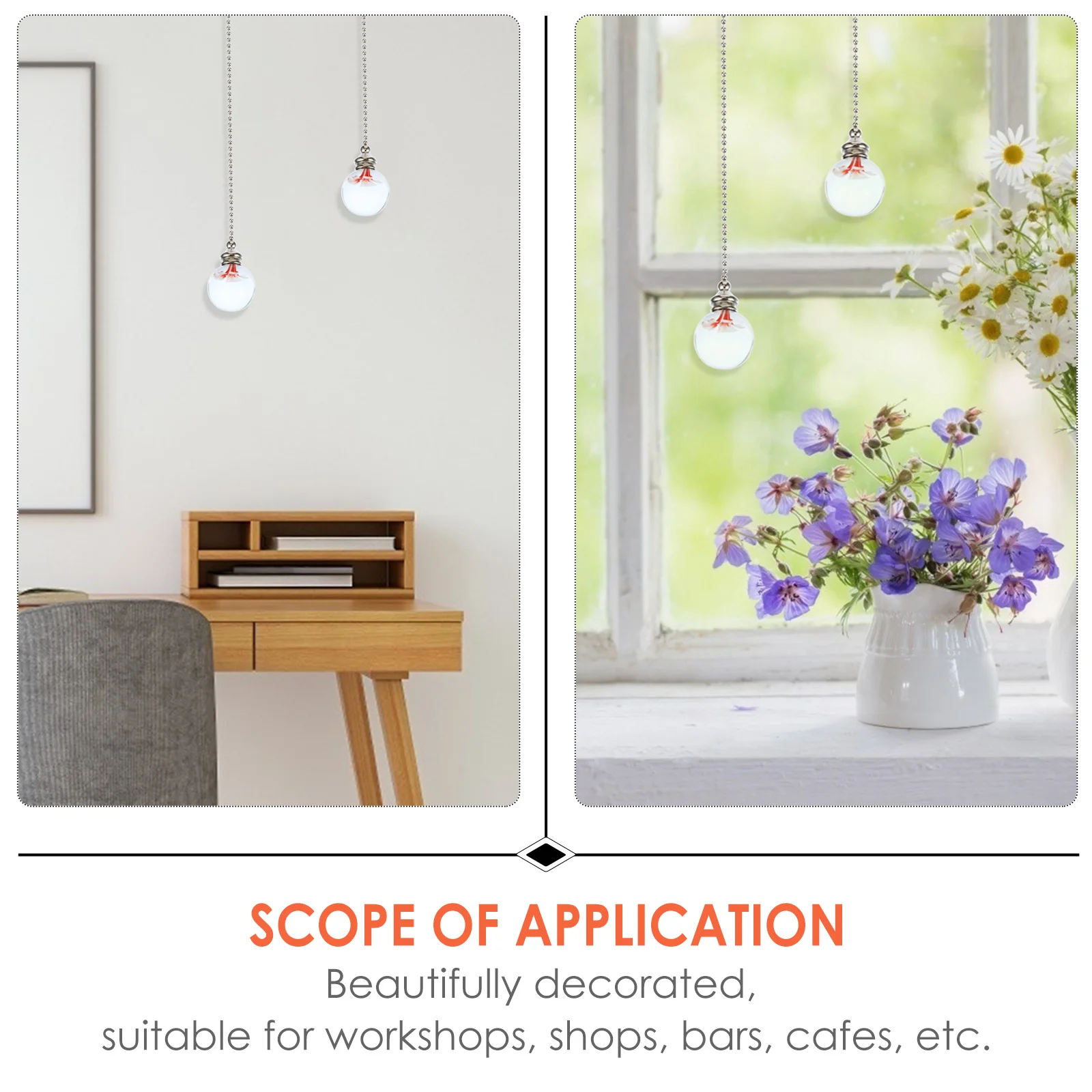 

Fan Light Pull Chain Premium Material Ceiling Decor For Home Bar Cafe Workshop Crystal Hanging Pendant Unique Lamp