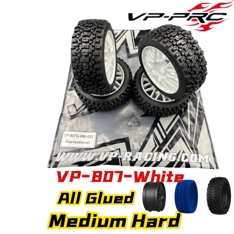 4PC 1/8 RC Buggy Rally Tires for Arrma Xray Hsp Kyosho