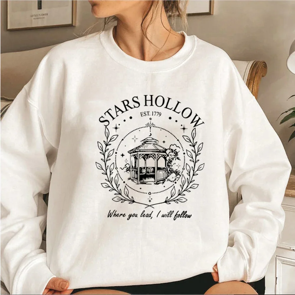 Sweat-shirt Hallow étoiles vintage pour femmes, pull Lukes Diner, manches longues, PVD Gilmore Girl Merch, vêtements pour femmes