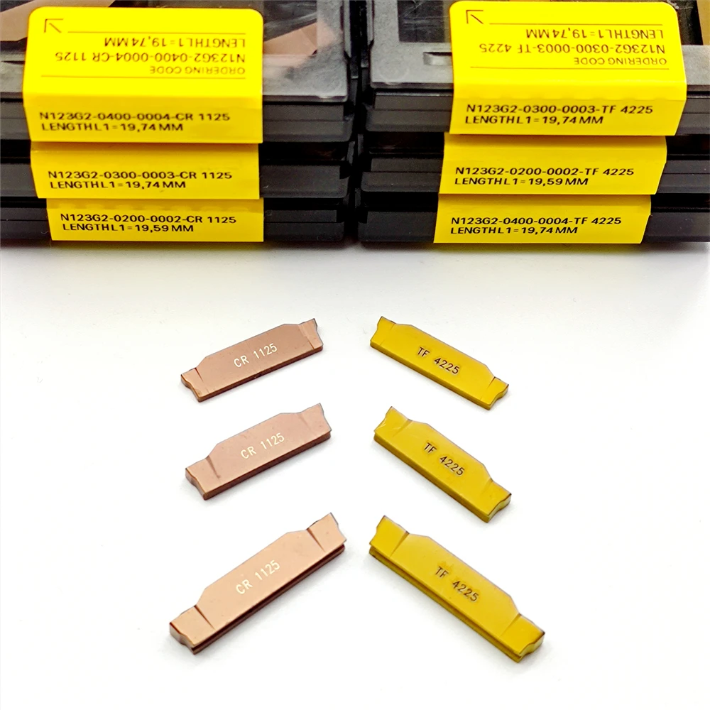N123G2 0200 0300 0400 2mm 3mm 4mm CR1125 TF4225 inserti in metallo duro per scanalatura tornio taglierina strumento di separazione e scanalatura N123 G2