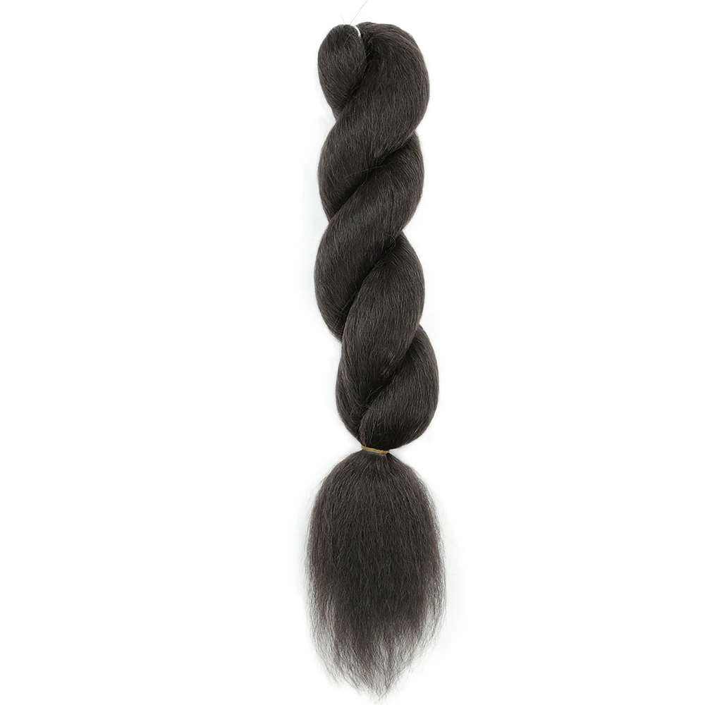 Crochet Braids Hair Synthetic Vixen Bulk Jumbo Braiding Hair Fluffy Kinky Straight Ombre Blonde Brown for Women Girls