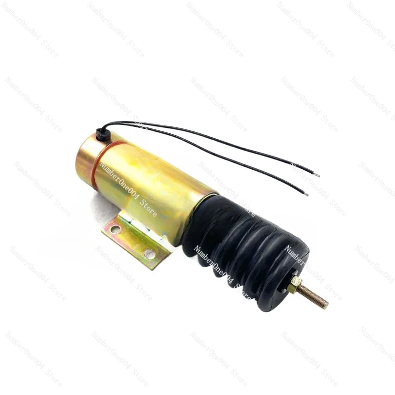 Applicable to Diesel generator set engine flameout solenoid valve D513-A32V12 flameout switch shutdown oil cut-off valve 12V