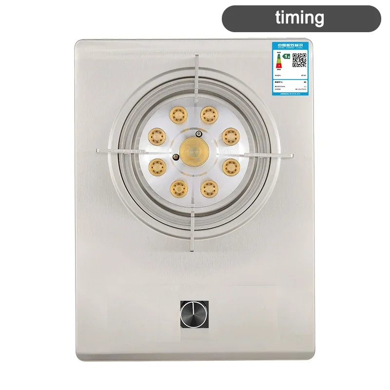 Household Desktop Liquefied Gas Natural Gas Stove Embedded Stainless Steel Fierce Fire Burner Gas Stove Single Stove