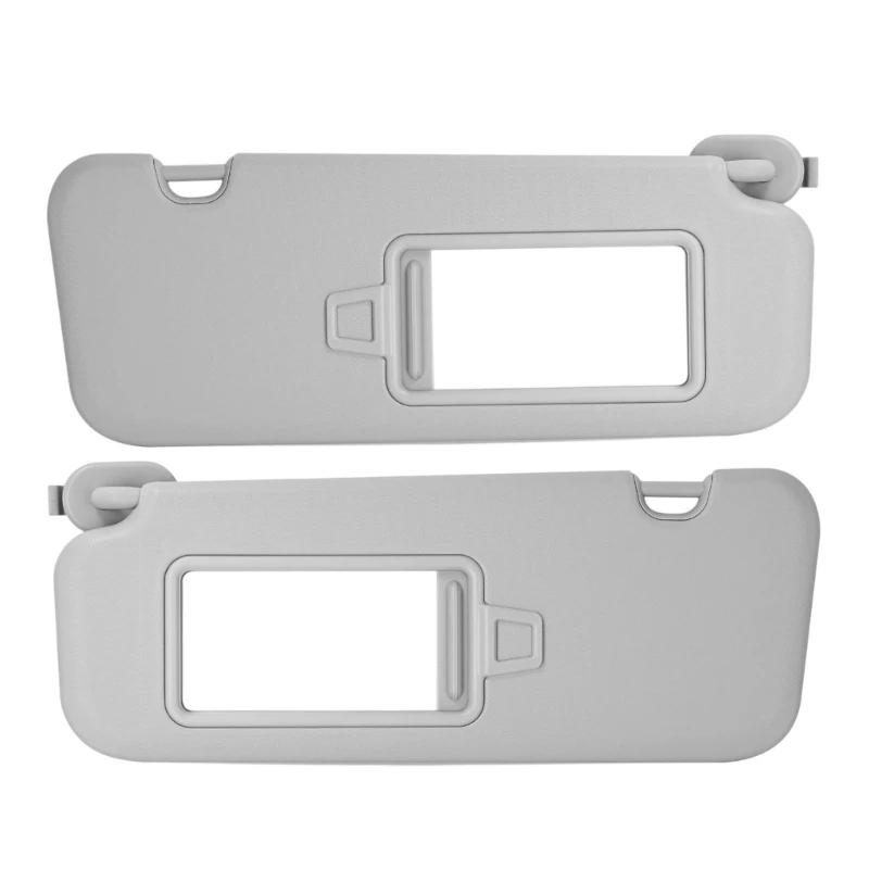 M68B Direct Fit Sun Visors 85210-F0100TTX with Mirror Cover for Cabin Light Support on Select 2016-2019 Model Applications