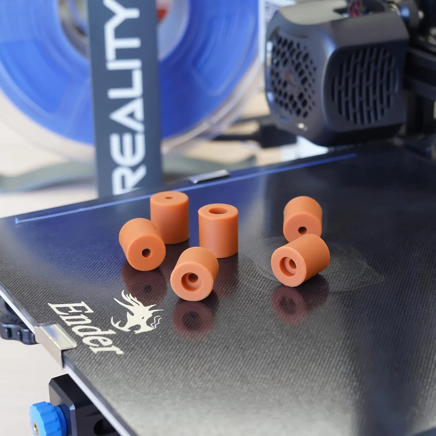 مجموعة Creality 4PCS أعمدة سيليكون لتسوية السرير – فواصل صلبة للسرير الساخن الثابت، متوافقة مع Ender‑3/3 Pro/3 V2/3S وCR‑10/10S/V2 #5