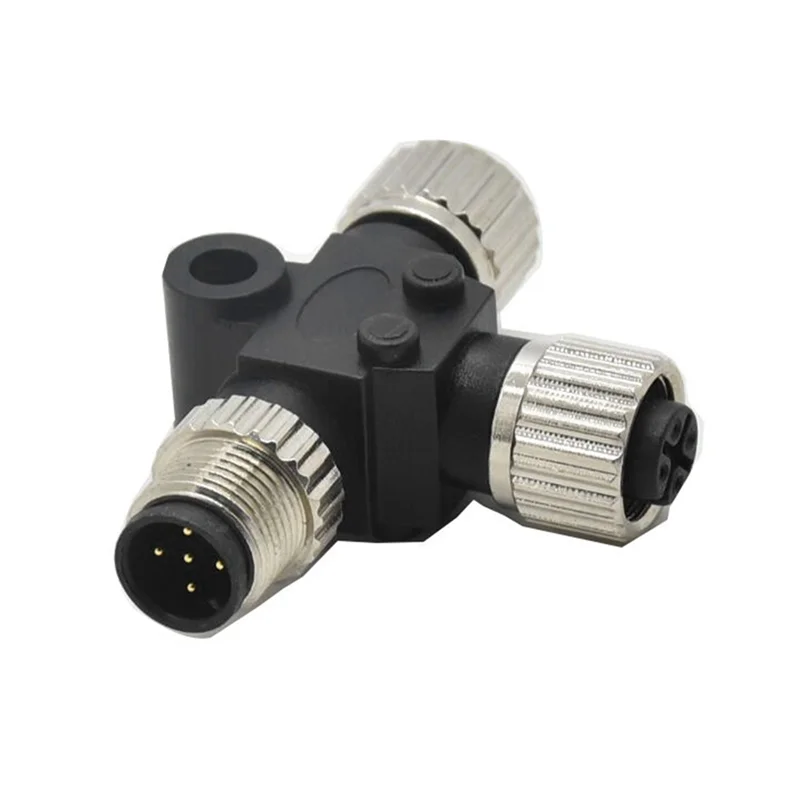 For NMEA 2000 T Connector 3 Port T-Shaped Three-Way NMEA 2000 Starter Kit T Connector Starter Kit