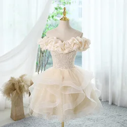 Askısız Quinceanera elbiseler sevgiliye organze Vestidos De 15 Quinceañera doğum günü partisi balo quincedresses balo elbise