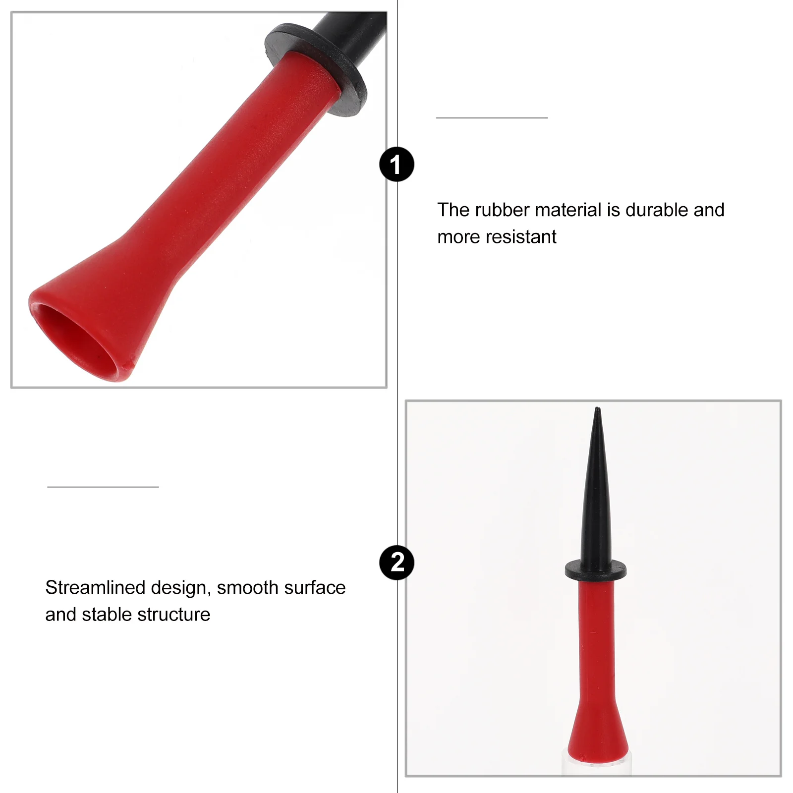 

3Pcs Golf Tees Lightweight Compact Easy to Use and Store Perfect for Driving Range Or Course Golf Accessories Equipment Supplies