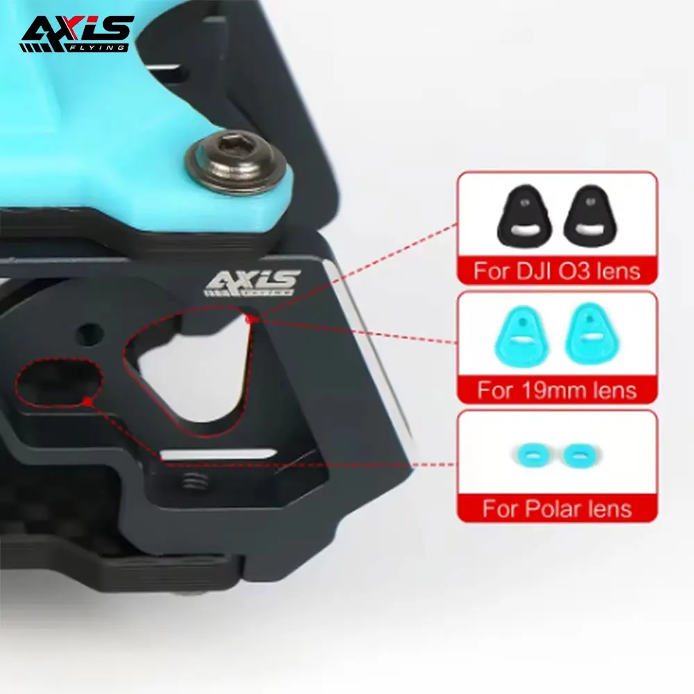 Axisflying Manta5 5 pouces FPV cadre Kits écrasé X 238mm empattement 5mm épaisseur de bras pour RC quadrirotor Freestyle Drone pièces