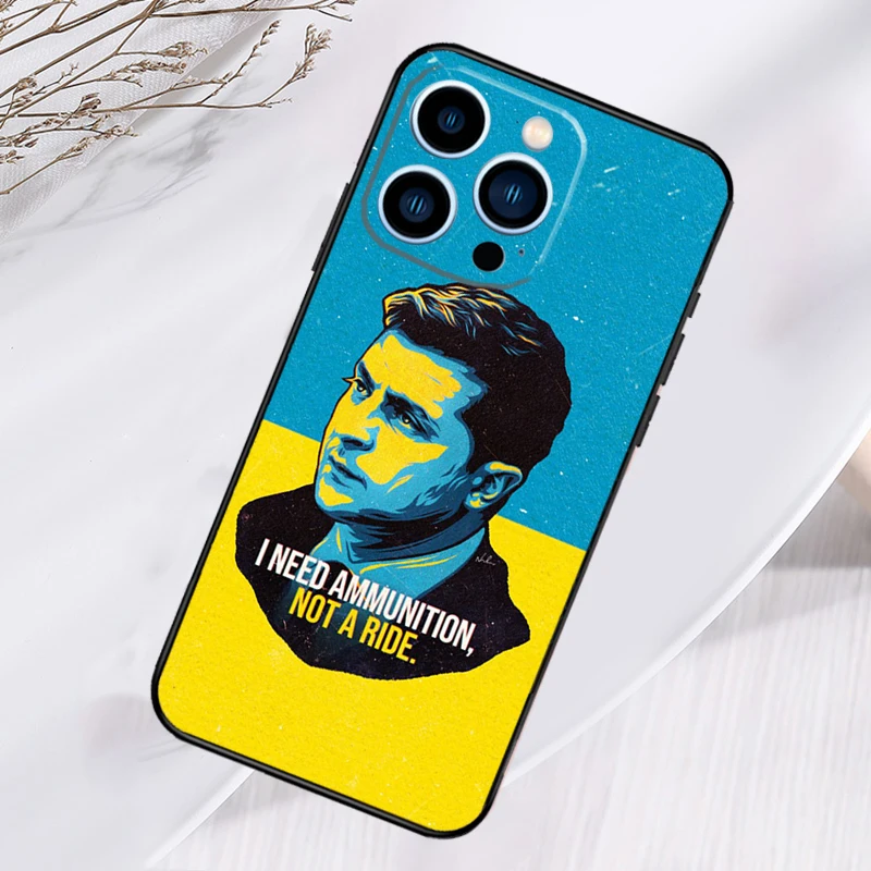 Volodymyr Zelensky Case For iPhone 13 12 11 14 15 16 Pro Max XS XR X Full Cover For iPhone 12 13 Mini Plus