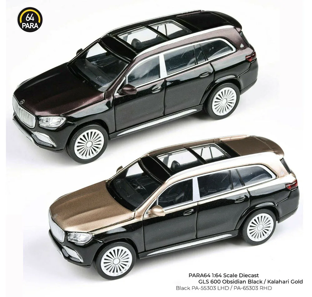 New 1/64 Scale GLS 600 SUV 3inches Car Diecast Alloy toys for collection gift