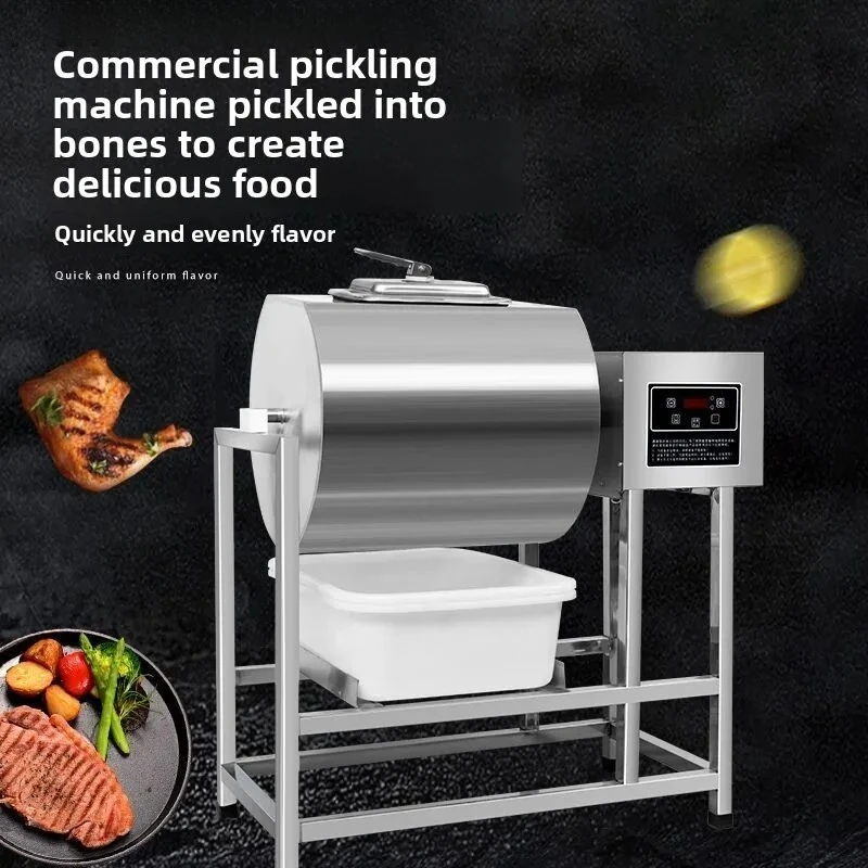 Automatic Intelligent Marinating Machine Fried Chicken Marinating Mixer Tumbling Machine Small