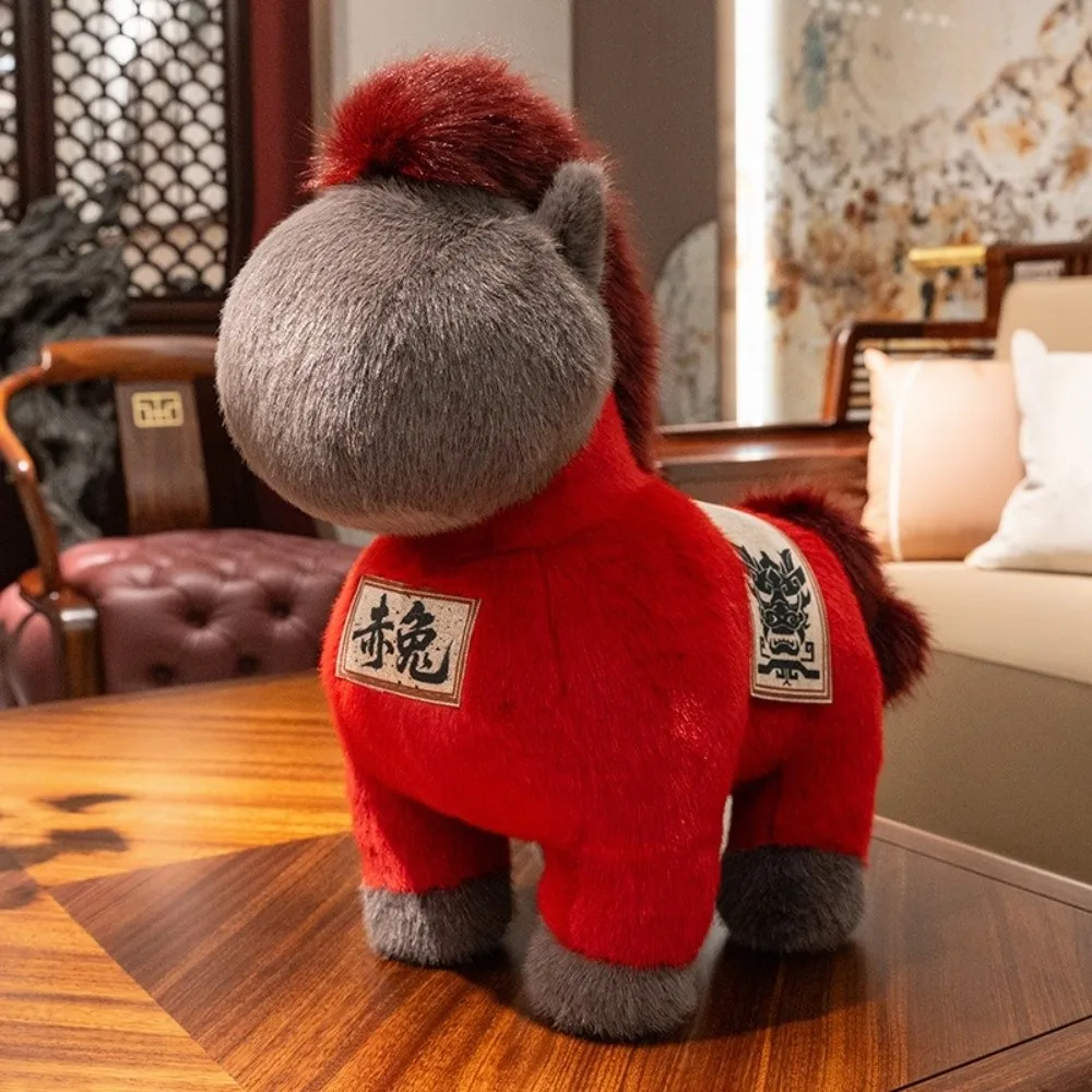 لطيف لينة الحصان التميمة دمية رقيق 25 سنتيمتر أفخم الحصان دمية PP القطن شغل الكرتون محشوة ألعاب حيوانات هدية إعطاء #5