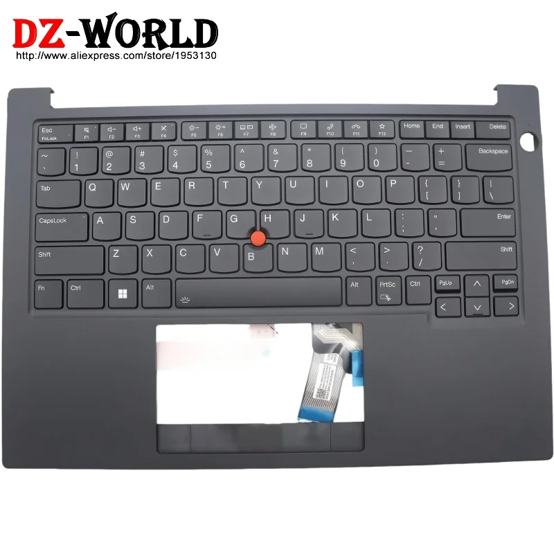 US Keyboard Upper Case Palmrest Shell Cover For Lenovo Thinkpad E14 Gen 5  Laptop 5M11L59795 5M11L92509 5M11L92510 5M11L59796