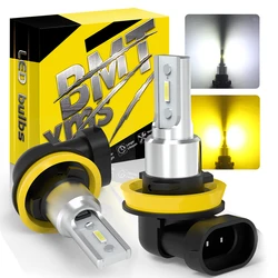 BMTxms 2X 6000Lm CANBUS 9006 HB4 9005 H8 H11 9145 H10 LED Fog Lights Yellow White Car DRL Lamp For Kia Sportage Suzuki sx4 swift