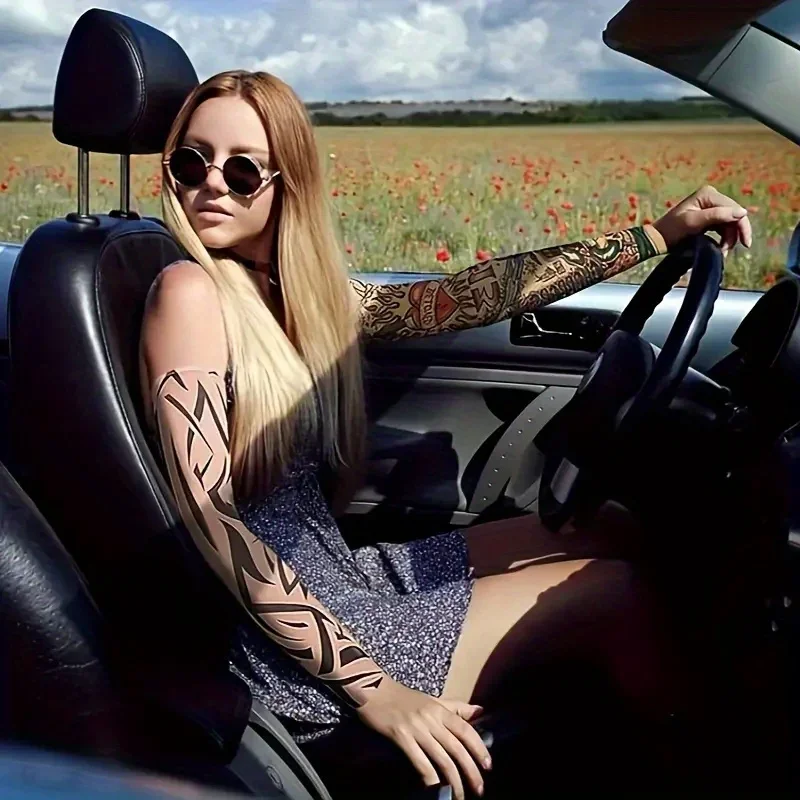 5/10pcs arm sleeves are seamless, breathable and flexible in summer, which is suitable for outdoor riding, fishing and driving.