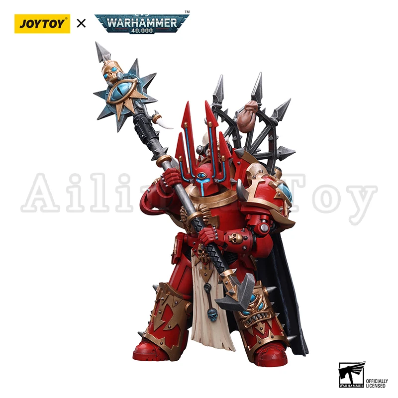 JOYTOY Figurka Akcji 1/18 40K Chaos Crimson Slaughter Sorcerer Lord w Terminatorówce Model Anime