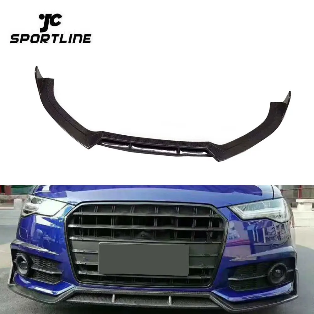 

Спойлер переднего бампера из карбона для AUDI A6 S-LINE S6 2016-2019