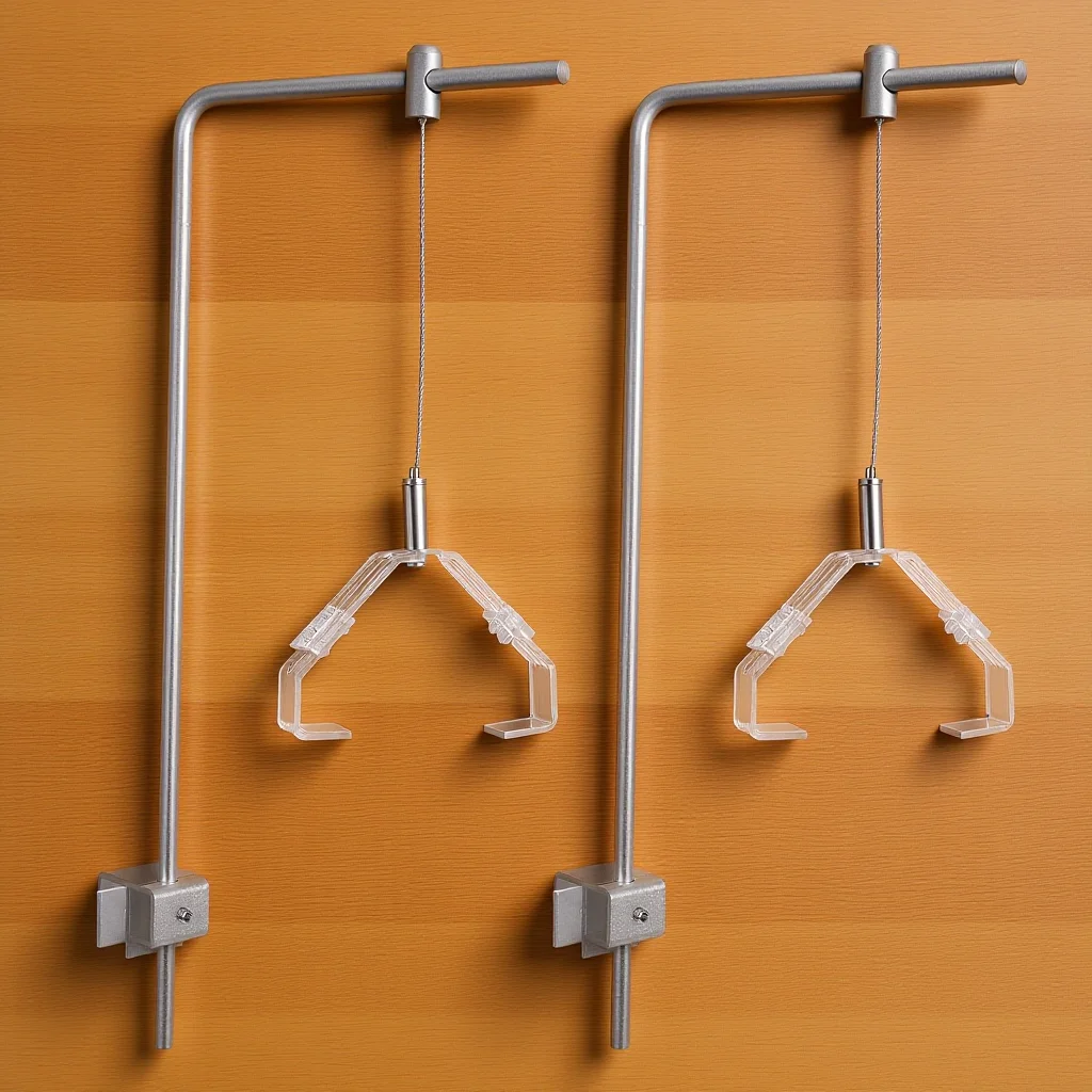 

2Pcs Fish Tank Lamp Bracket Holder Mount Stand Riser for Aquarium Light Chandelier Rack Fixture Lighting Support Kit