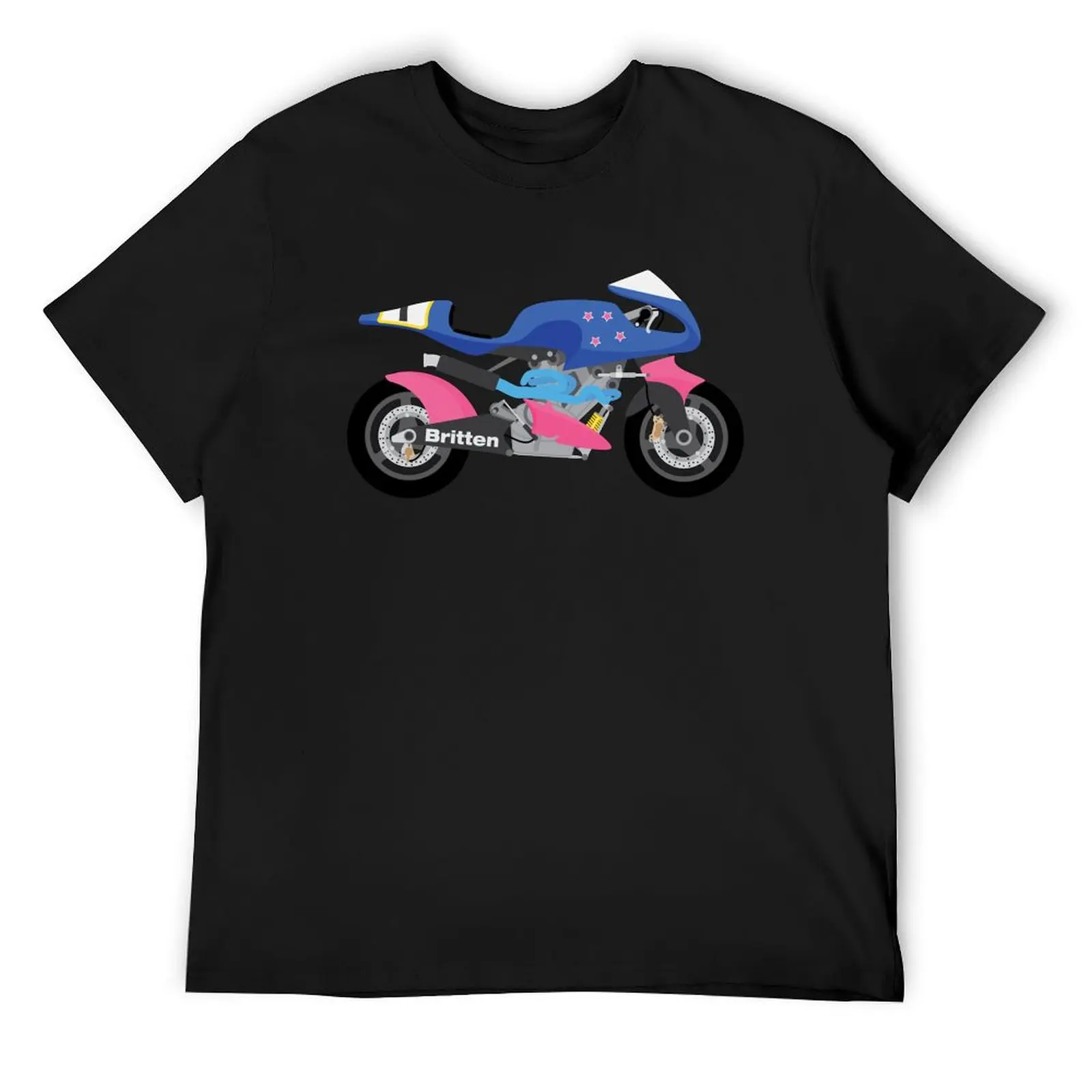 

Britten V1000 Superbike T-Shirt anime t shirts vintage clothes fitted t shirts for men