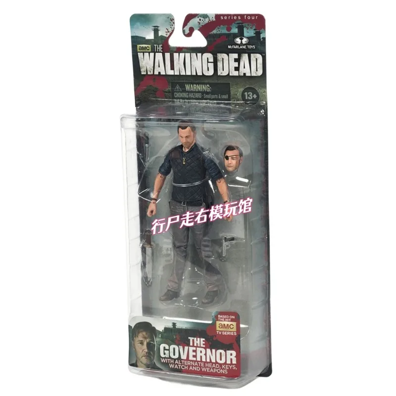 Original 5 Inches 1/12 McFarland Walking Dead Movie and TV Series GOVERNOR Anime Action Figures Scale Model Children's Toys