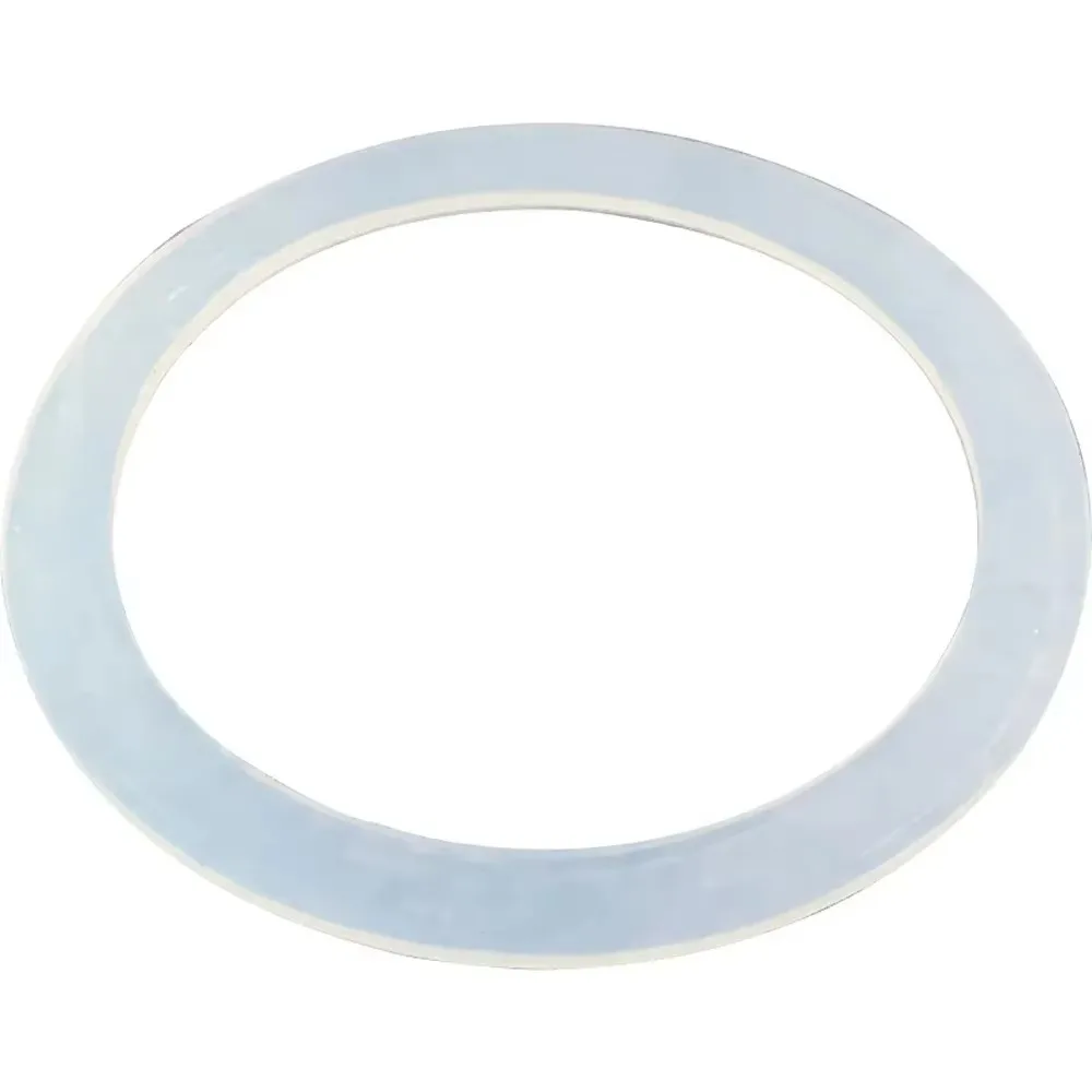 28-500mm White VMQ Slicone Rubber Flat Gasket Washer For Sight Glass diopter Homebrew 5 PCS
