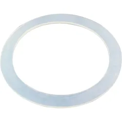 28-500mm White VMQ Slicone Rubber Flat Gasket Washer For Sight Glass diopter Homebrew 5 PCS