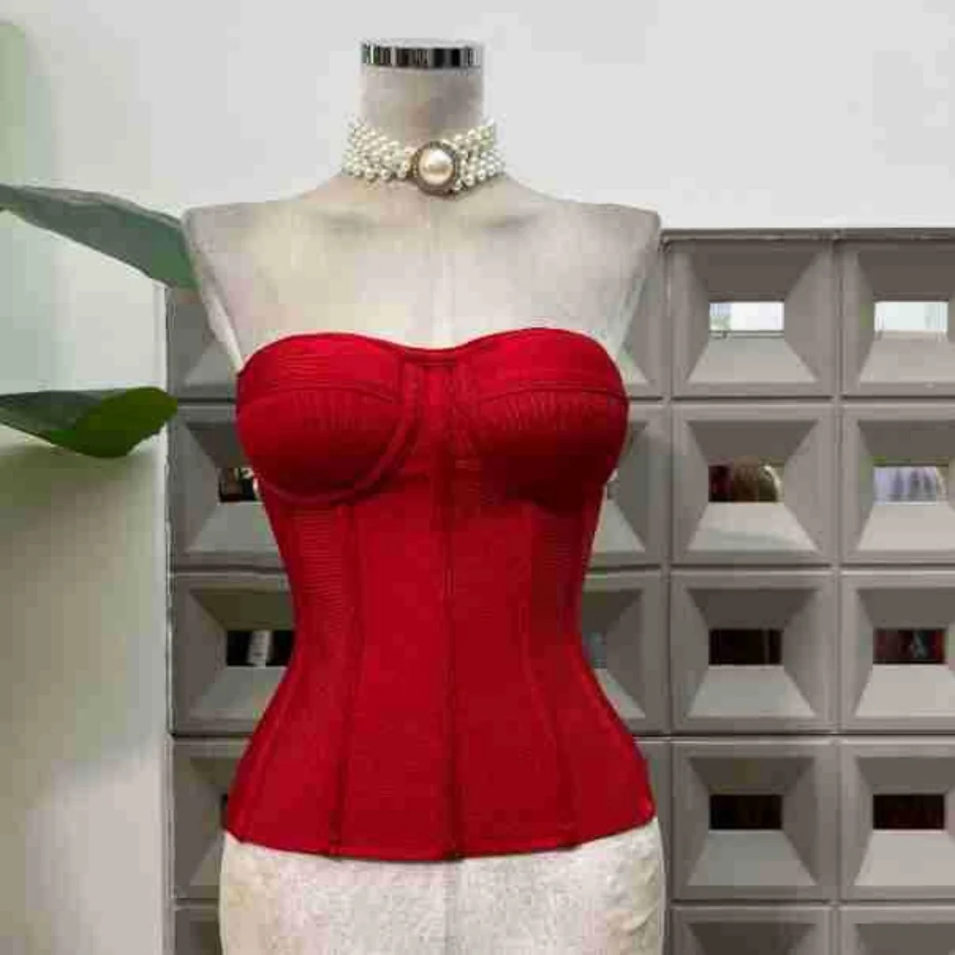 Bandage Tight Two Piece Flower Top Mini Skirt Sets Halter Knitted Nightclub Clothing Luxury Party Dress Women's Fashion Outfit