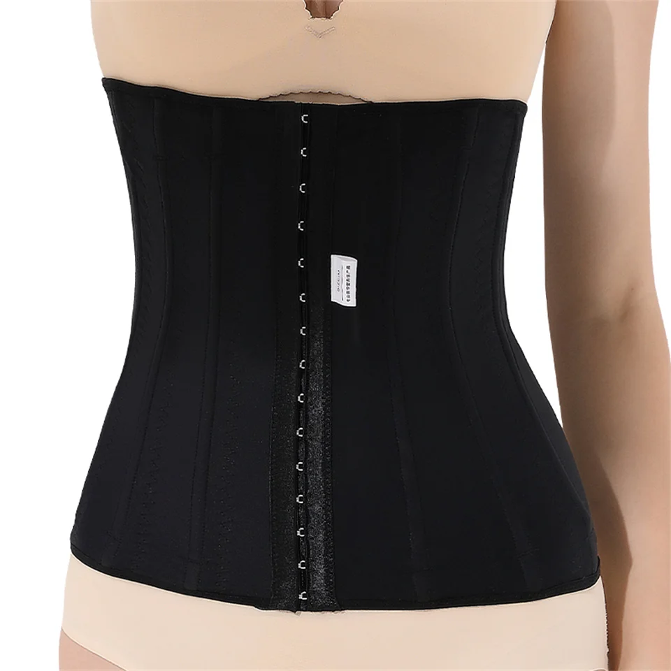 Original kolumbianisches Bauch- und Taillenformer für Frauen zur Gewichtsreduzierung, 3-reihiger Schnallenkorsett-Taillentrainer – Detail 5