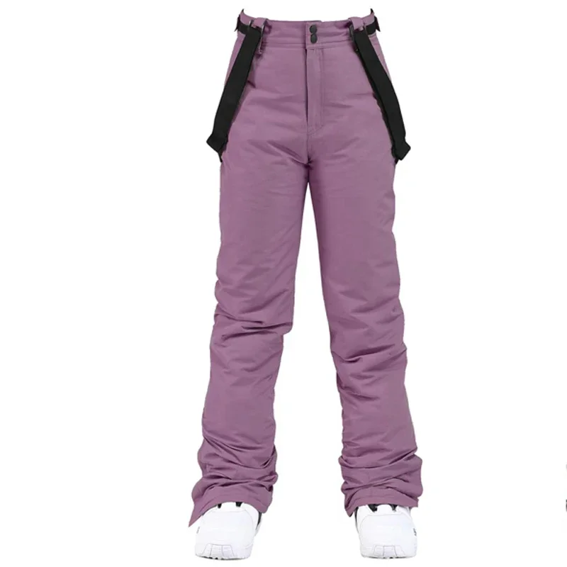 2026 Unisex Snowboard Snow Pants Waist Protection Windproof Warm Ski Suit Trousers Cold Resistant -30°C
