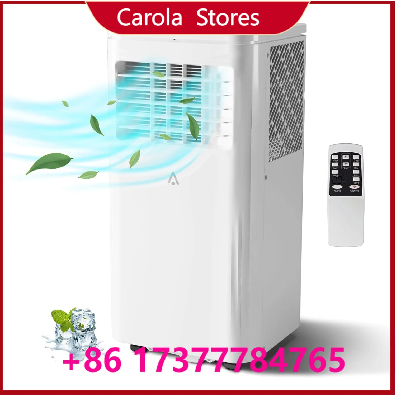 3-in-1 10000 BTU Portable Air Conditioner with Timer & Sleep Mode