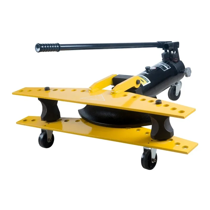 Small Hydraulic Pipe Bender Manual Bending Machine Galvanized Pipe Iron Tube Steel Pipe Bending Tool 10T