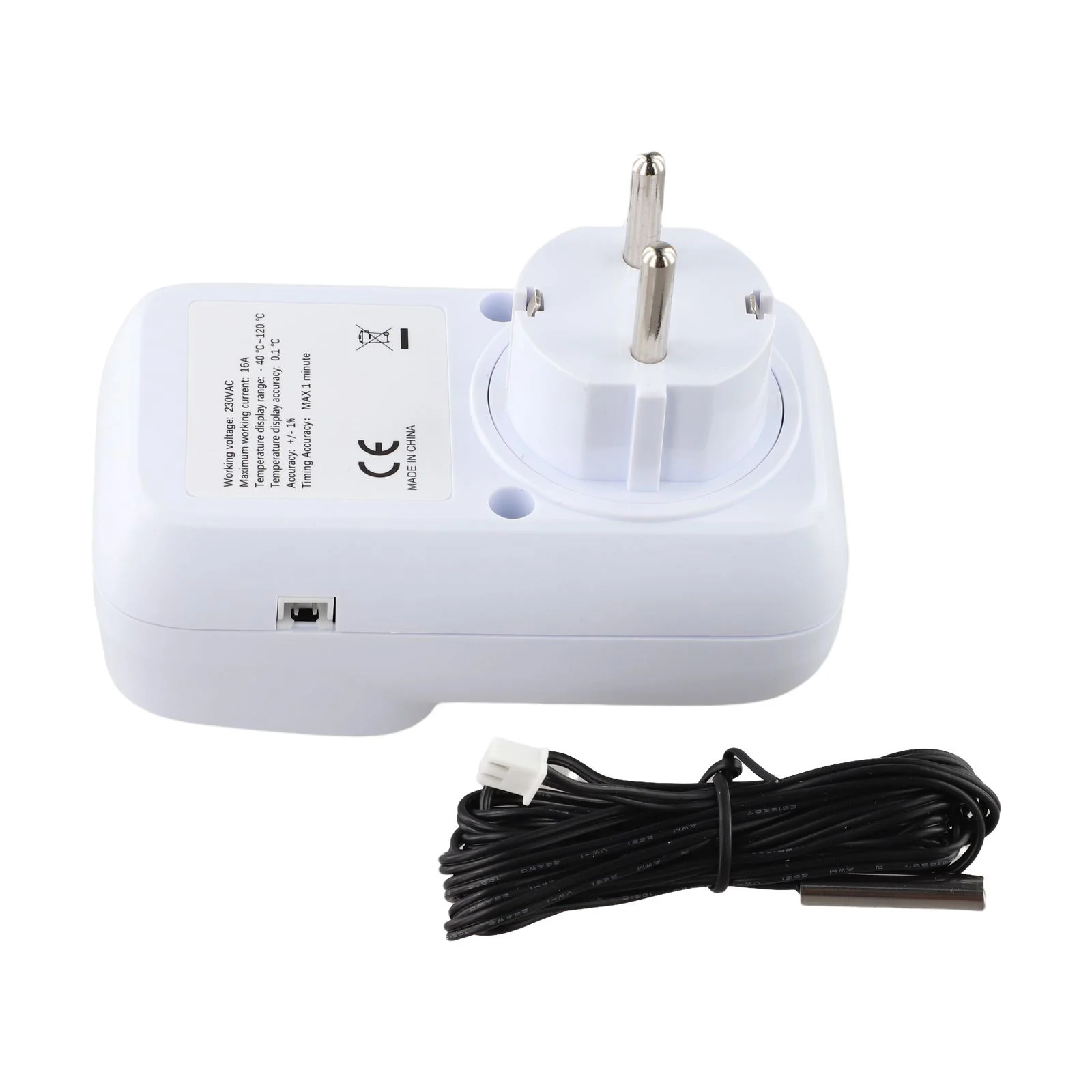 Digital Temperature Controller Socket with Heating Thermostat and Comprehensive Timer Options for Temperature Control