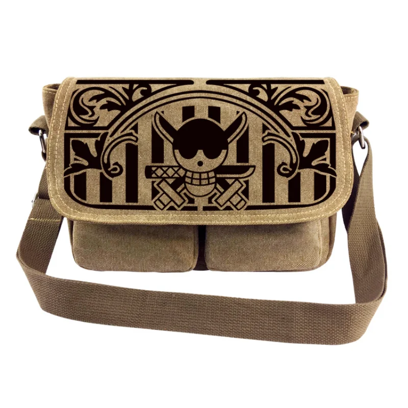 일본 애니메이션 원피스 루피 조로 잘 생긴 만화 무늬 숄더백 대각선 패키지 작은 선물