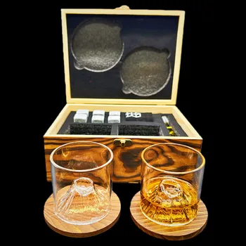 Whiskey Stones & Glass Gift Set | Professional Chilling Rocks Kit