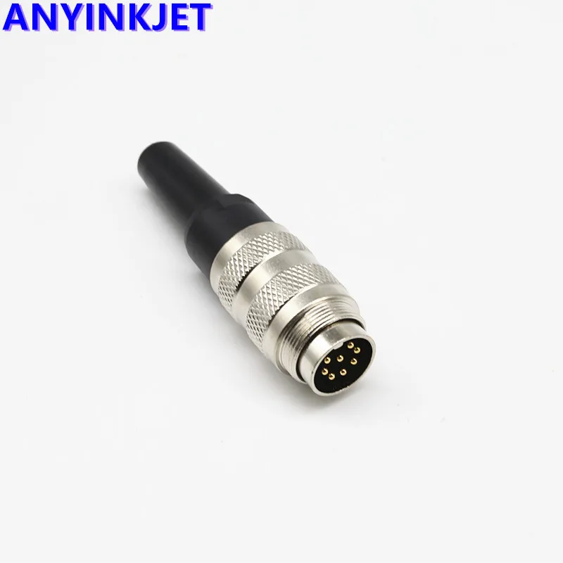 for Videojet Willett 8 Way DIN plug connector encoder for VJ1210 1520 1510 1610 1710 willett 400 printer