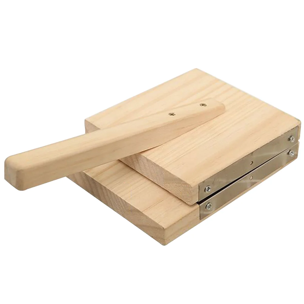 

Wooden Pressed Dumpling Skin Rolling Board Rice Cake Mold to Make Qingming Fruit Glutinous Tool Making Squeezer Presser