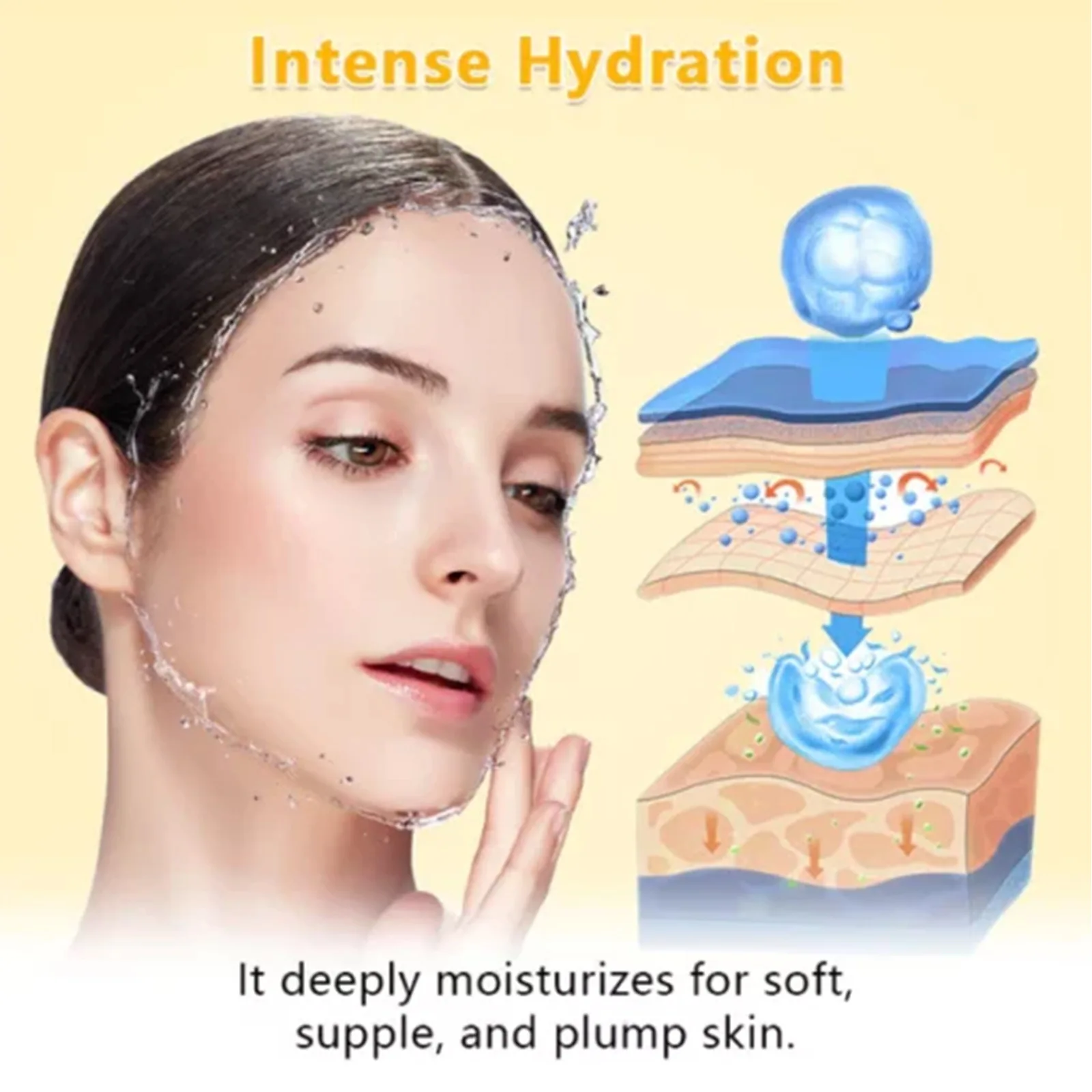 مصل سم النحل من OUHOE، تحسين البشرة الجافة وشد البشرة والخطوط الدقيقة وتجديد شباب سم النحل وسيروم الوجه