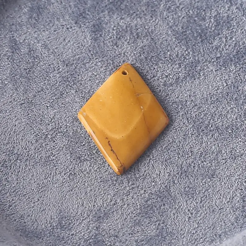 

Многоцветный ромбовидный шарм из яшмы Пикассо: одинарный кусок натурального камня с землистыми оттенками, идеально подходит для ювелирных изделий ручной работы