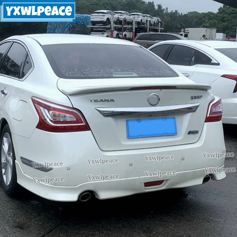 

For Nissan Teana/Altima 2013 2014 2015 with LED Light ABS Material Primer Color Rear Trunk Spoiler Car Accessories