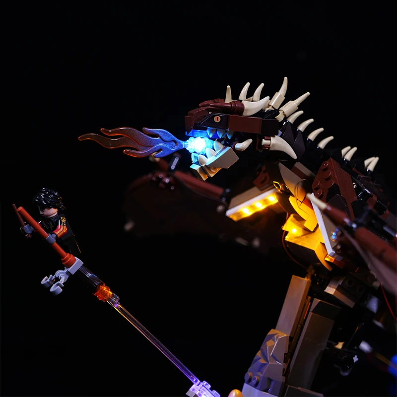 RC DIY LED Light Kit For LEGO 76406 Dragon Building Block Set（Only LED Light,Without Blocks Model）