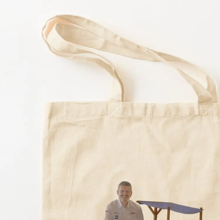 Guenther Steiner Boat Ship Drive To Survive Aldi Brochure Tote Bag large tote bag large size bags shopper bag women