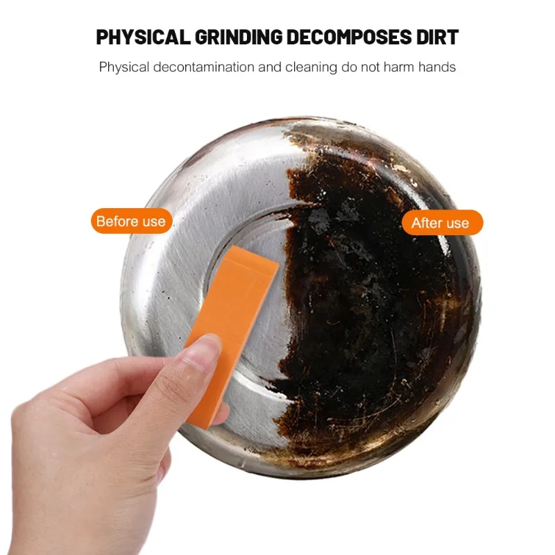 Easy Limescale Eraser Rubber Rust Remover Bathroom Glass Faucet Limescale Cleaning Eraser Kitchen Pot Scale Rust Cleaning Tools