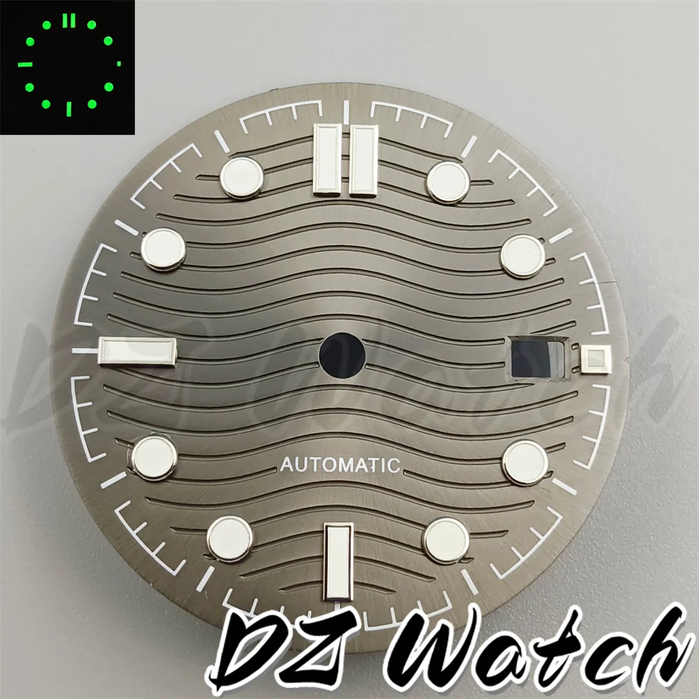 DZ 31mm Black Blue Green Silver Watch Dial C3 Luminous Fit NH35 NH36 ETA2824 2836 PT5000 Miyota 8215 DG2813 3804 Movement