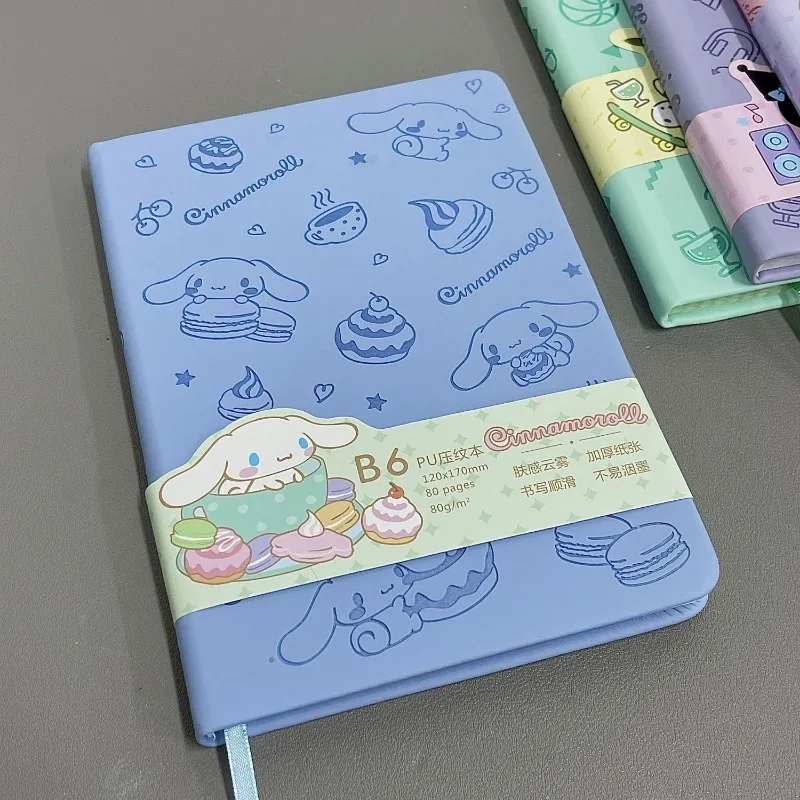 Sanrio Cartoon Notebook Kuromi Pochacco Notebook Anime My Melody Cinnamoroll Stationery Diary Notebook Children\'s Stationery