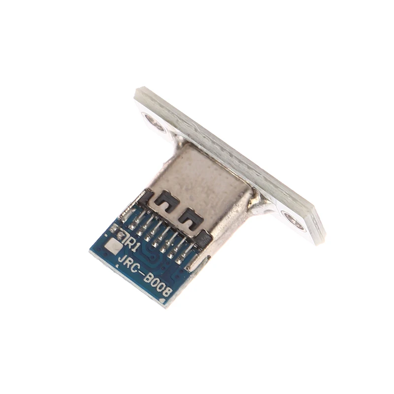 Prise USB Type C, 2 broches, 2P, 4P, ligne de bande étanche, joint de soudure, connecteur femelle, port de charge