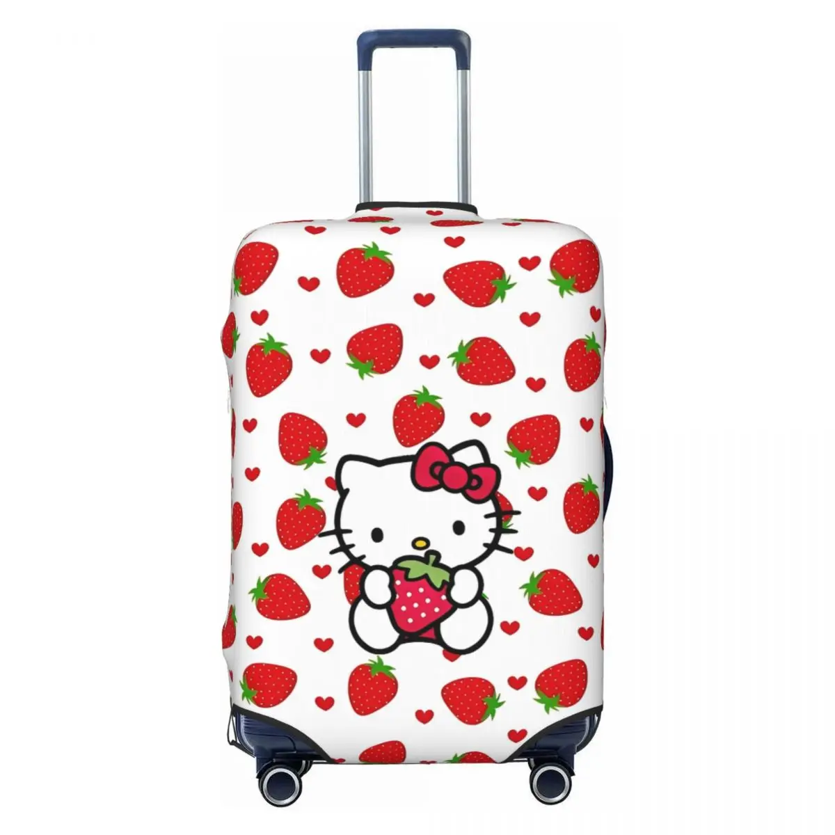 

Custom Hello Kitty Cartoon Cat Suitcase Cover Useful Business Protector Luggage Case Flight