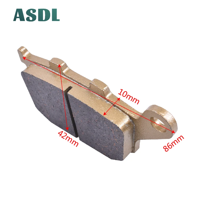 Motorcycle Rear Brake Pads For Yamaha XJ6-F XJ6-S XJ6 FZ6 XJ6-N FZ1 Fazer YZF FZ6-NS FZ6 FZ8 YZF-R6 Fazer 8 YZF-R1SP #b