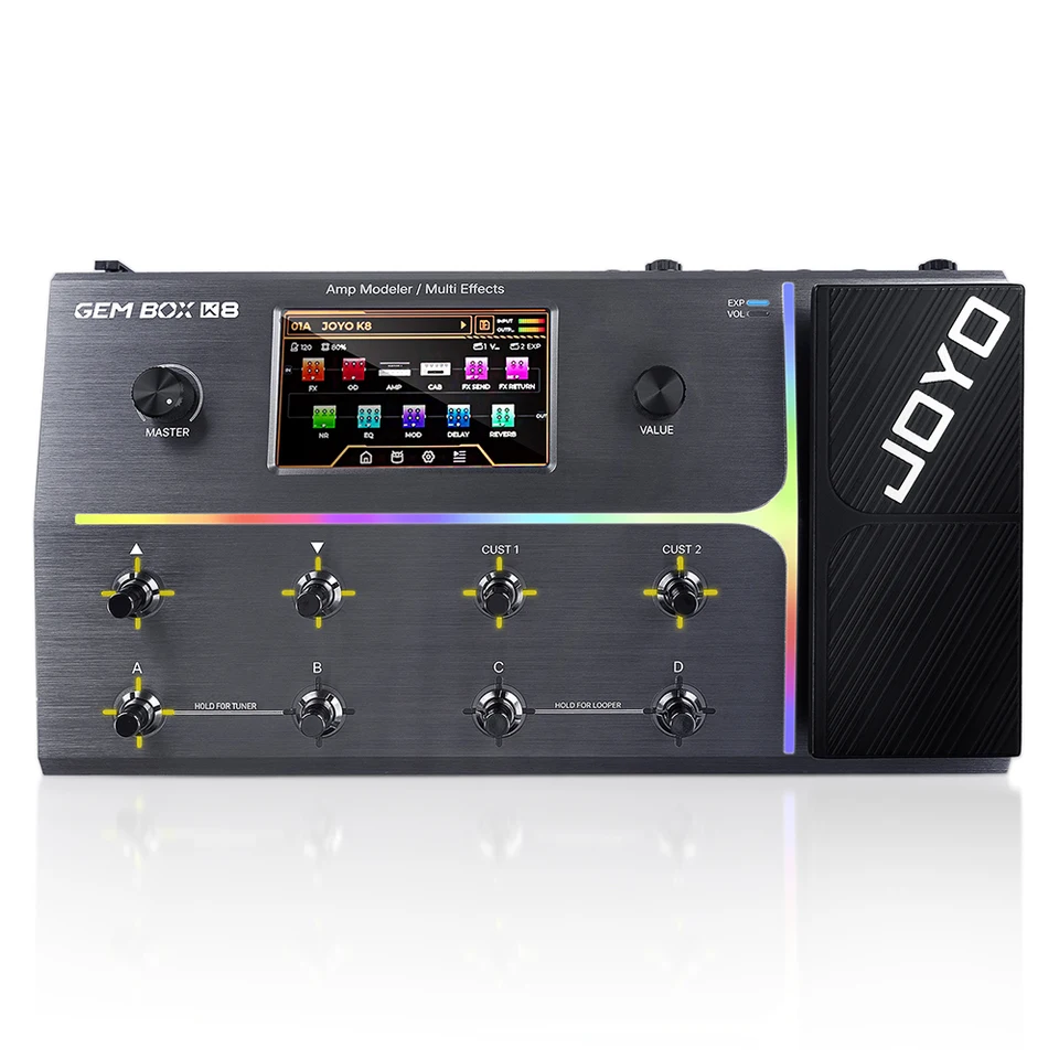 JOYO GEM BOX Series Guitar Multi-effect Processor Built in Drum