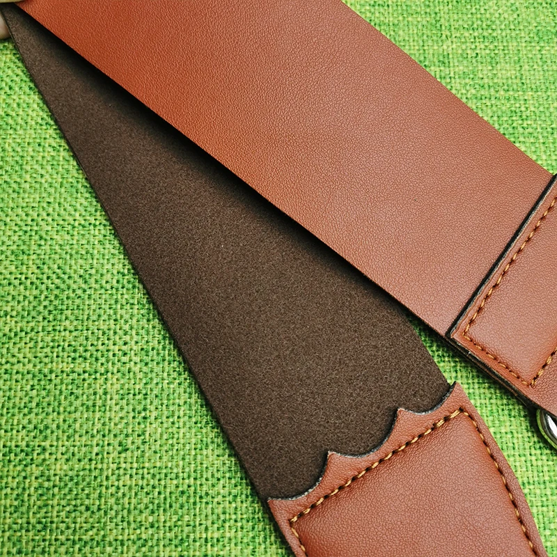 Genuine Leather Strop Strap for Barber Straight Razor & Folding Knife Sharpening Shaving Sharpener Belt